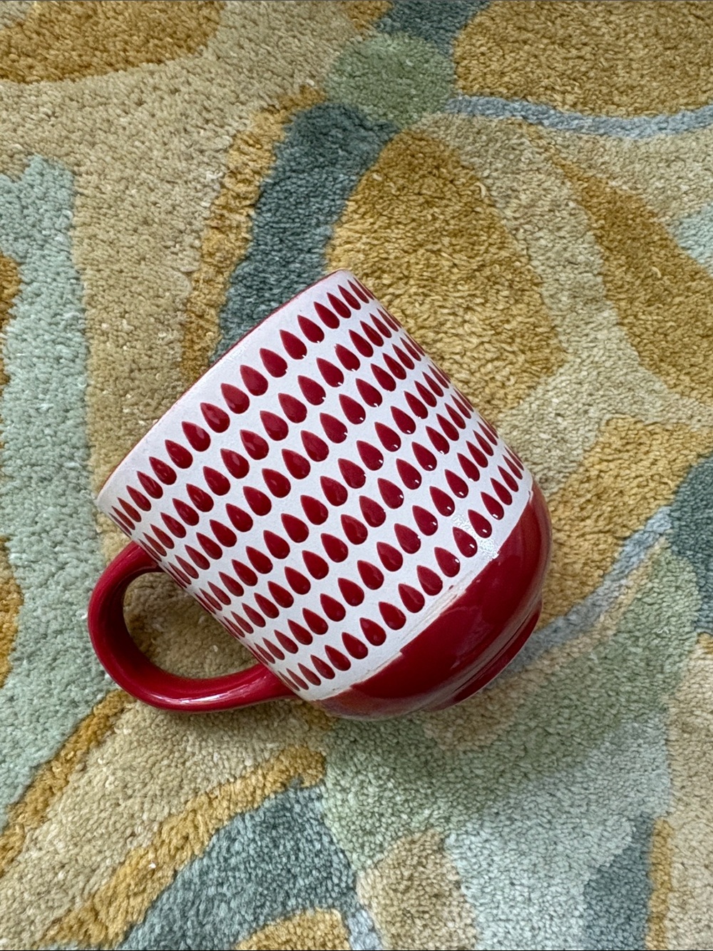 Danica Heirloom Cloudburst Coffee Mug in Chili 14oz